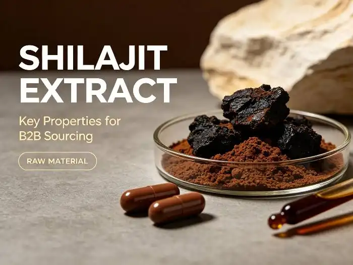 Shilajit Extract Provides Natural Sourcing Options for Manufacturers